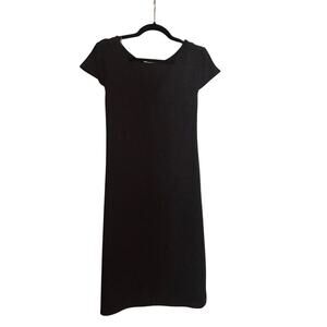 Navy Ces Femme Flutter Sleeve Dress